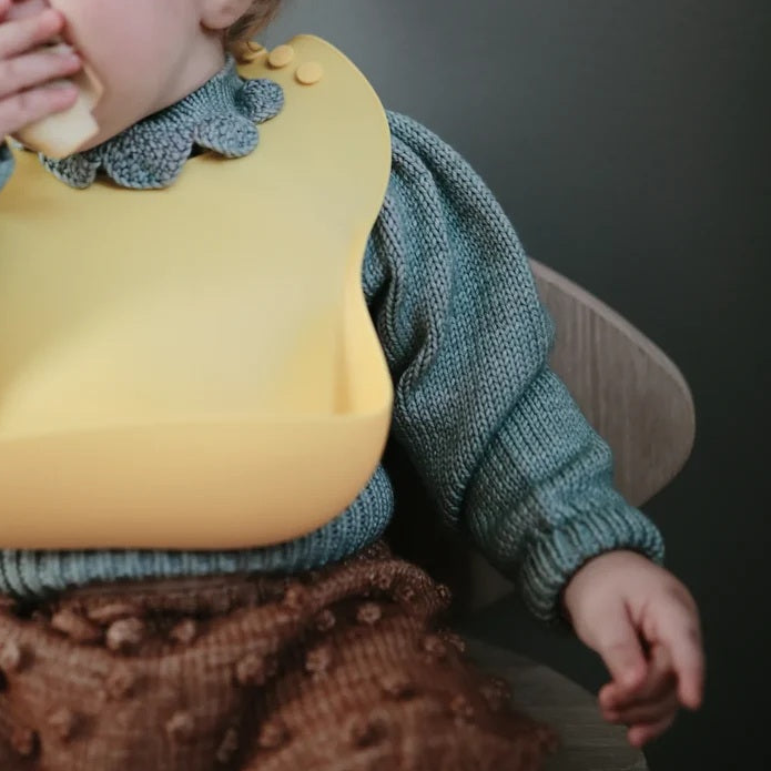 Mushie Silicone Bib - Sunshine