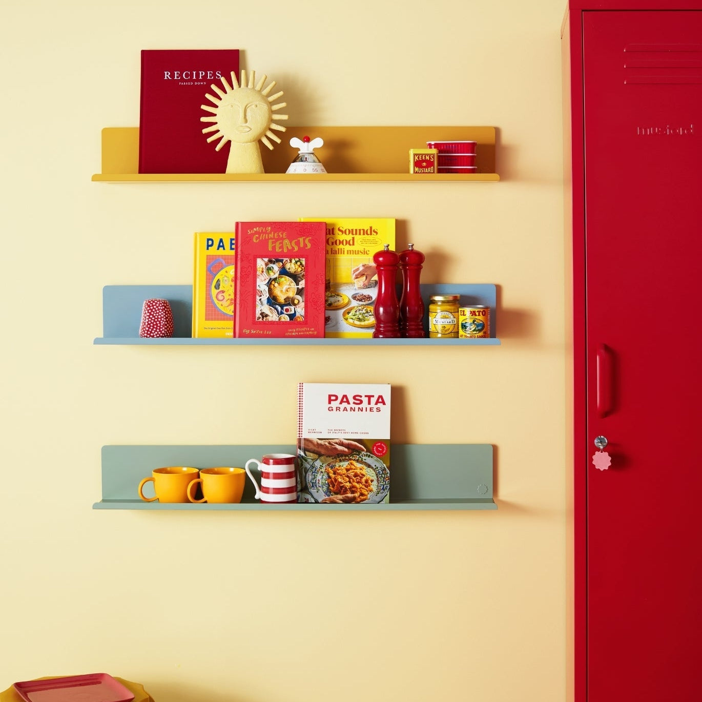 Mustard Made Lockers & Storage | Colourful Metal Lockers | Soren's House