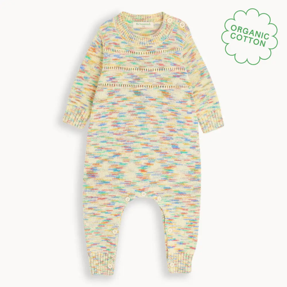 The Bonniemob Mystic Space Dye Knitted Baby Onesie