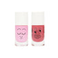 Nailmatic Wash Off Nail Varnish + Nail Stickers - 2 Set - Pop