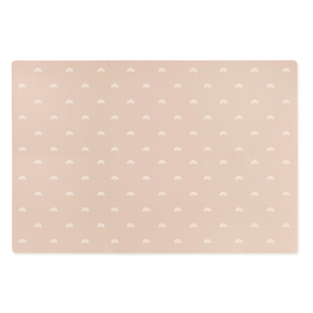 gus + beau Rainbow Foam Playmat Set - Beige