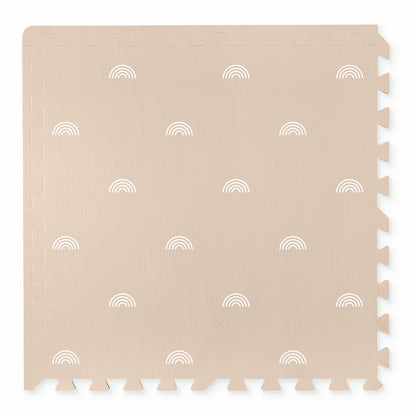 gus + beau Rainbow Foam Playmat Set - Beige
