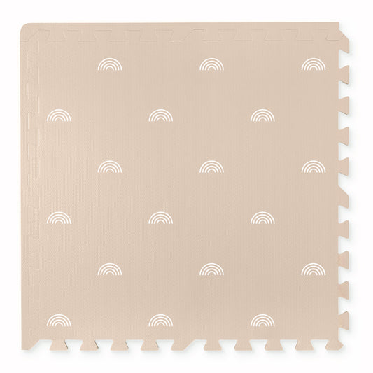 gus + beau Rainbow Foam Playmat Set - Beige