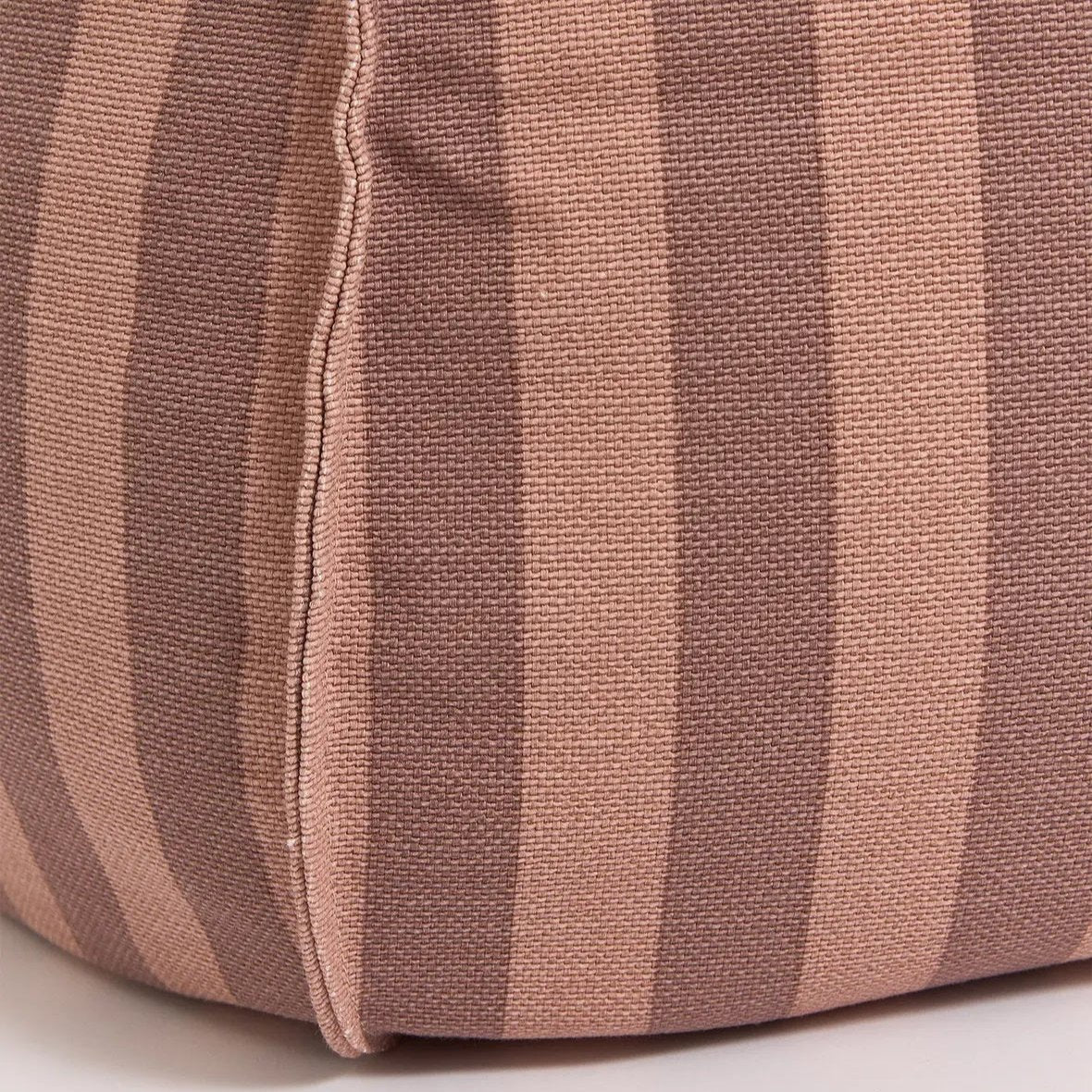 Nobodinoz Vibes Round Bean Bag - Pink Mauve Stripes