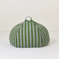 Nobodinoz Vibes Round Bean Bag - Green Blue Stripes