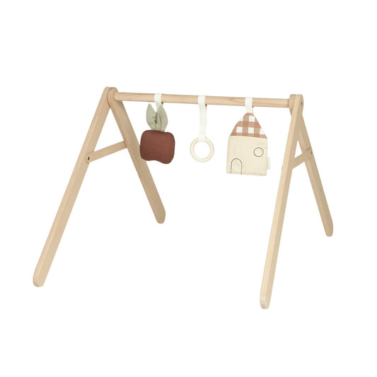 Nobodinoz Wooden Baby Gym with Toys - Sweet Home