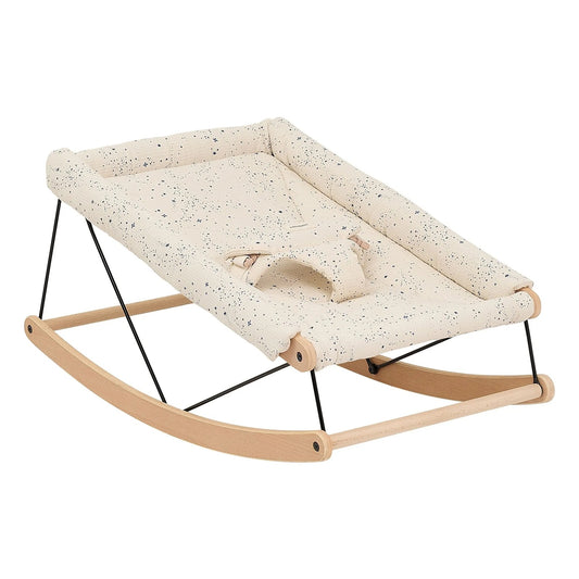 Nobodinoz Growing Green Baby Bouncer - Blue Milky Way
