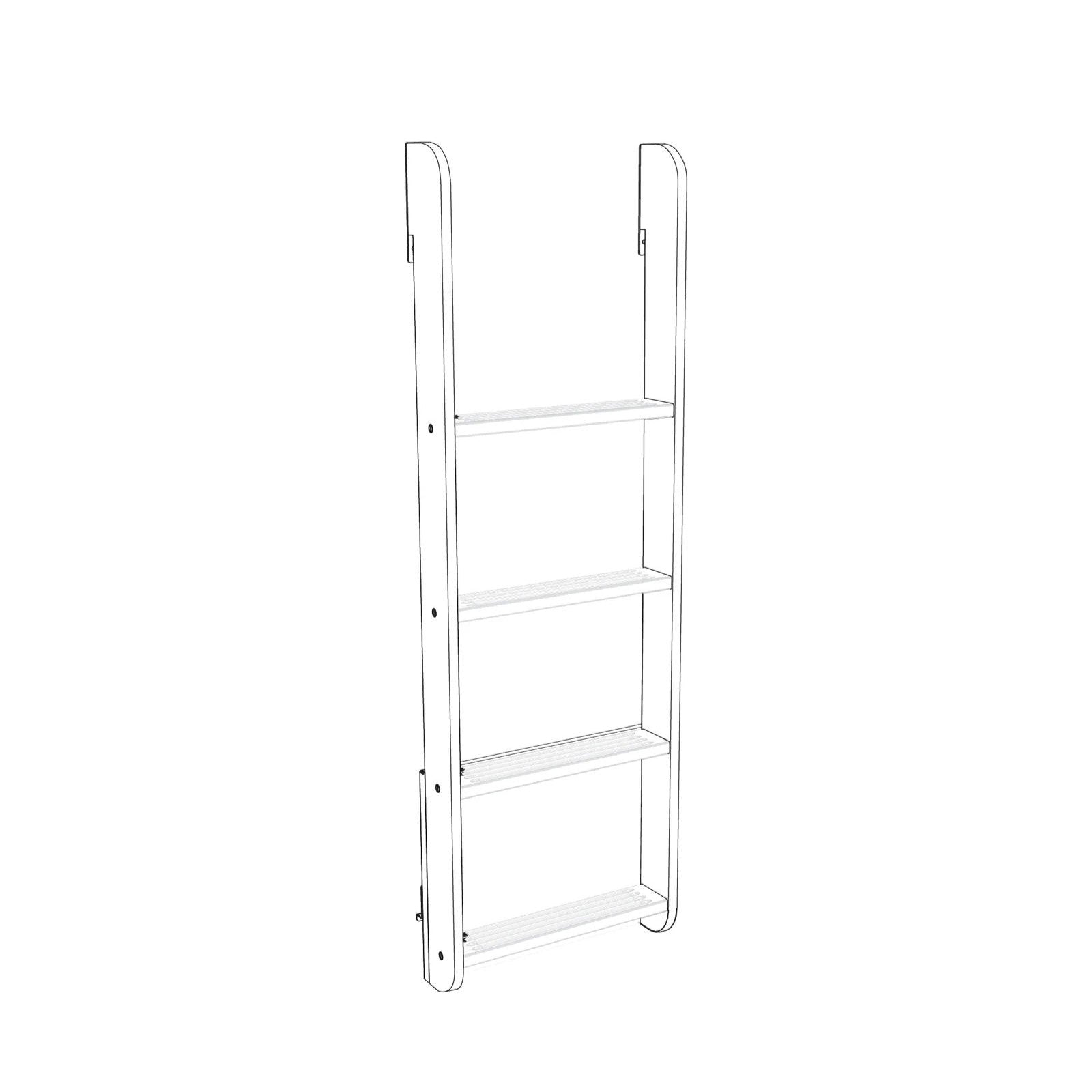 Oeuf NYC Perch Bunk Bed - White & Birch