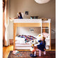 Oeuf NYC Perch Bunk Bed - White & Birch