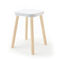 Oeuf NYC Square Stool - White & Birch