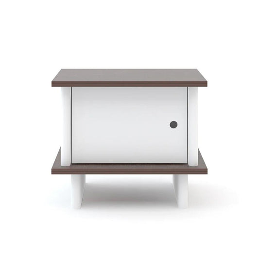 Oeuf NYC ML Nightstand - White & Walnut