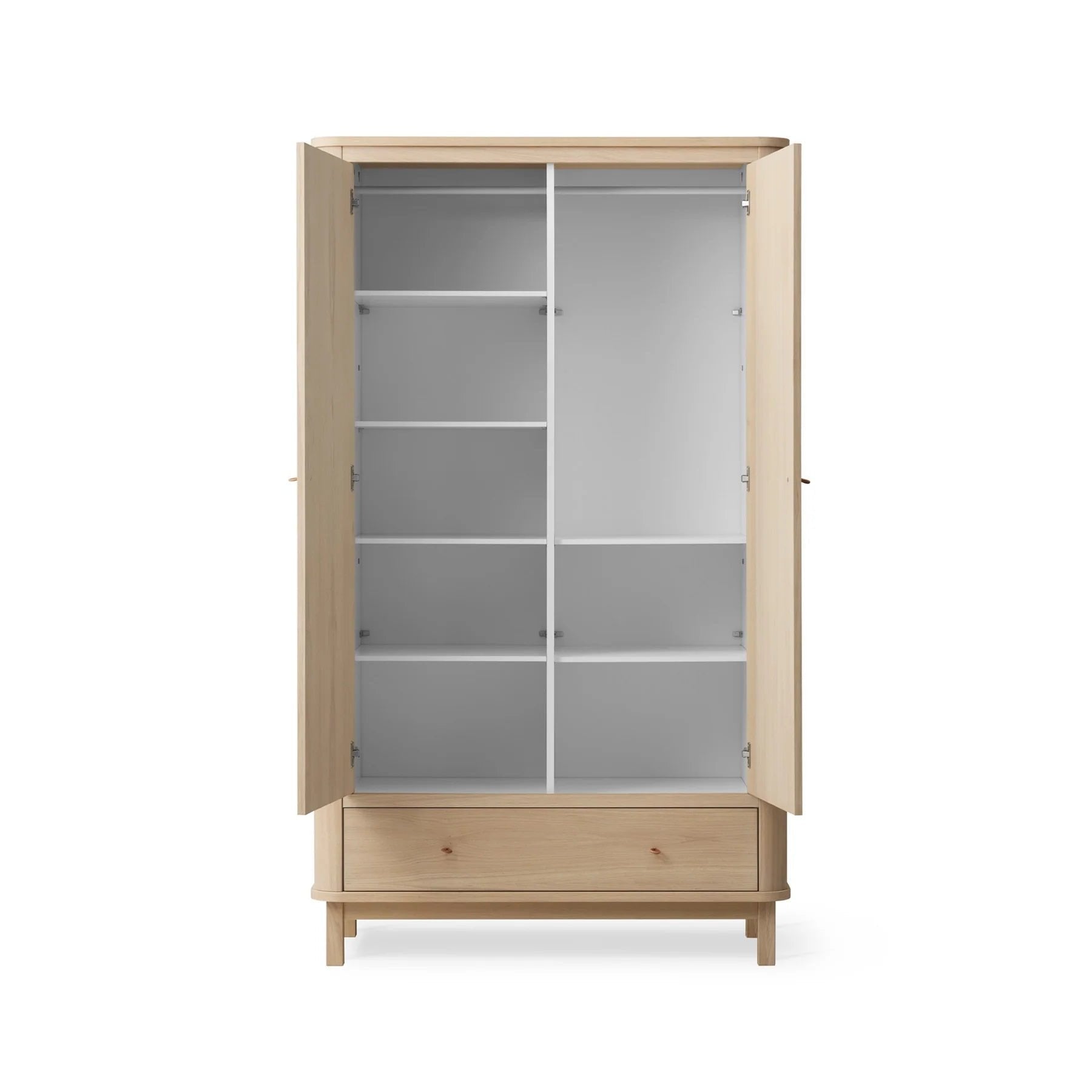 Oliver Furniture Wood Wardrobe - 2 Doors - Oak