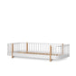 Oliver Furniture Wood Original Floor Bed - White/Oak