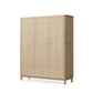 Oliver Furniture Wood Wardrobe - 3 Doors - Oak