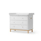 Oliver Furniture Wood Dresser - 3 Drawers - White/Oak
