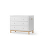 Oliver Furniture Wood Dresser - 3 Drawers - White/Oak