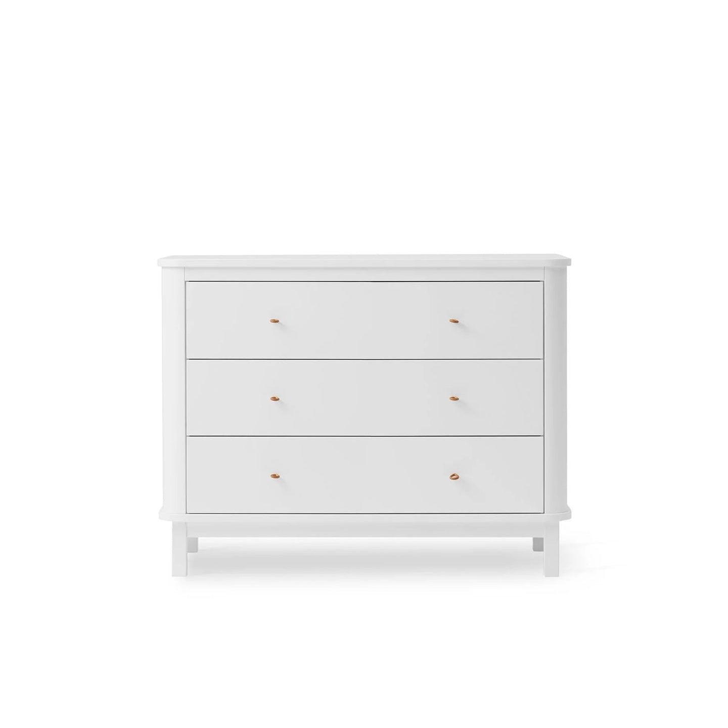 Oliver Furniture Wood Dresser - 3 Drawers - White