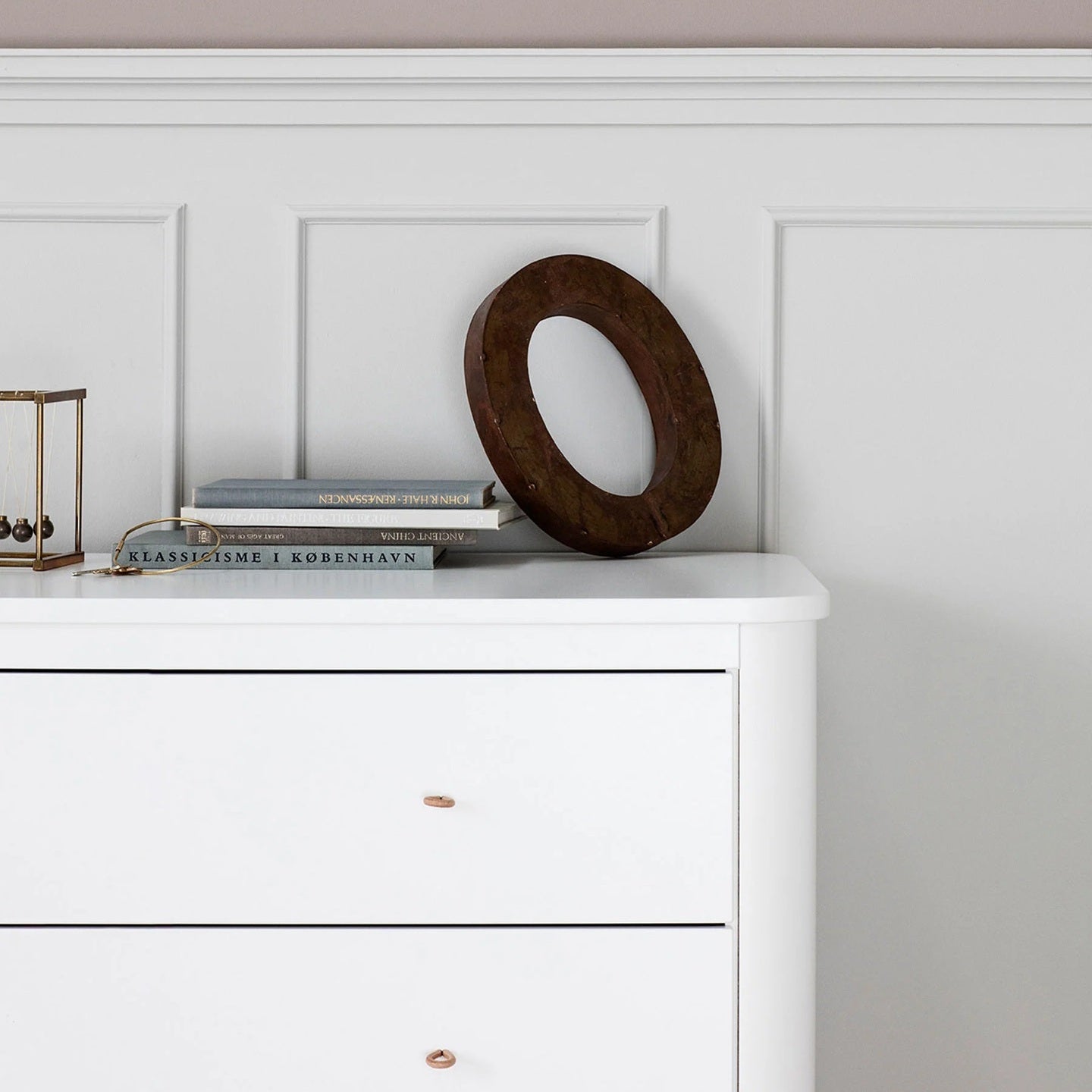 Oliver Furniture Wood Dresser - 3 Drawers - White