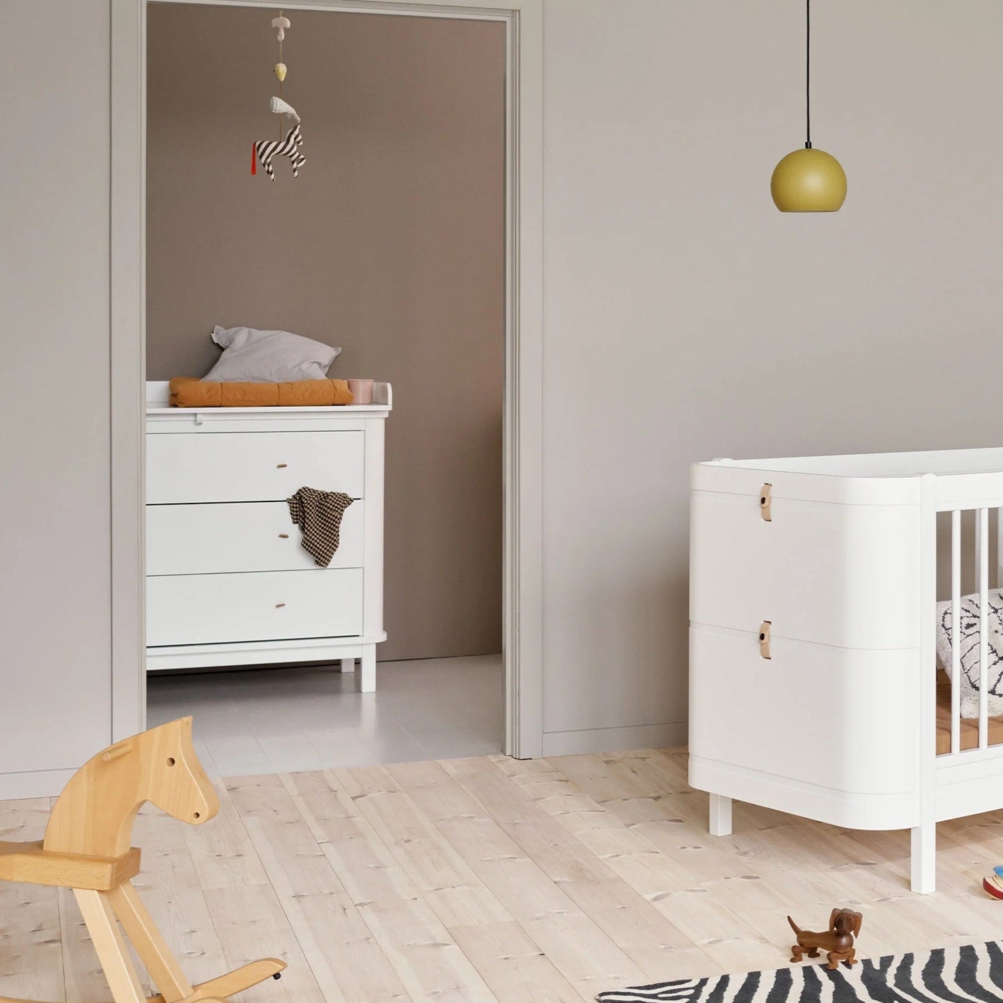 Oliver Furniture Wood Dresser - 3 Drawers - White