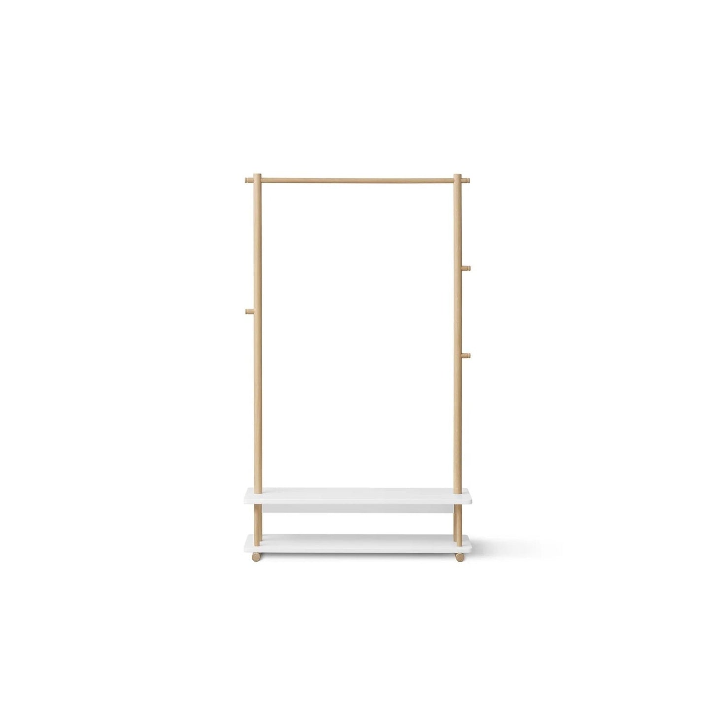 Oliver Furniture Camp Clothes Rail - White/Oak