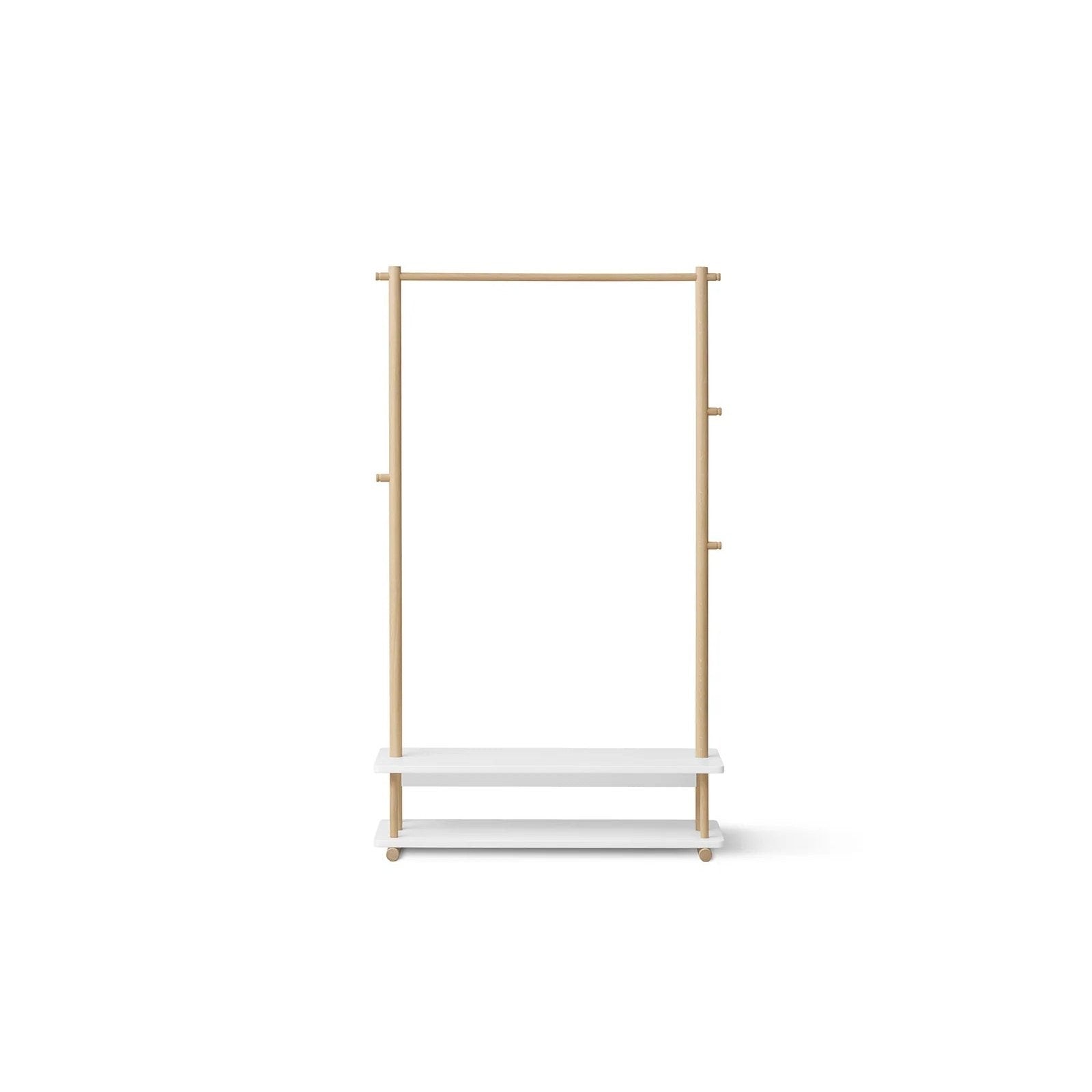 Oliver Furniture Camp Clothes Rail - White/Oak