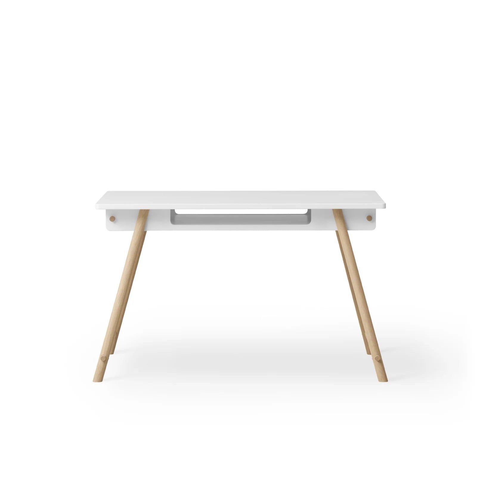 Oliver Furniture Camp Junior Desk - Adjustable - White/Oak