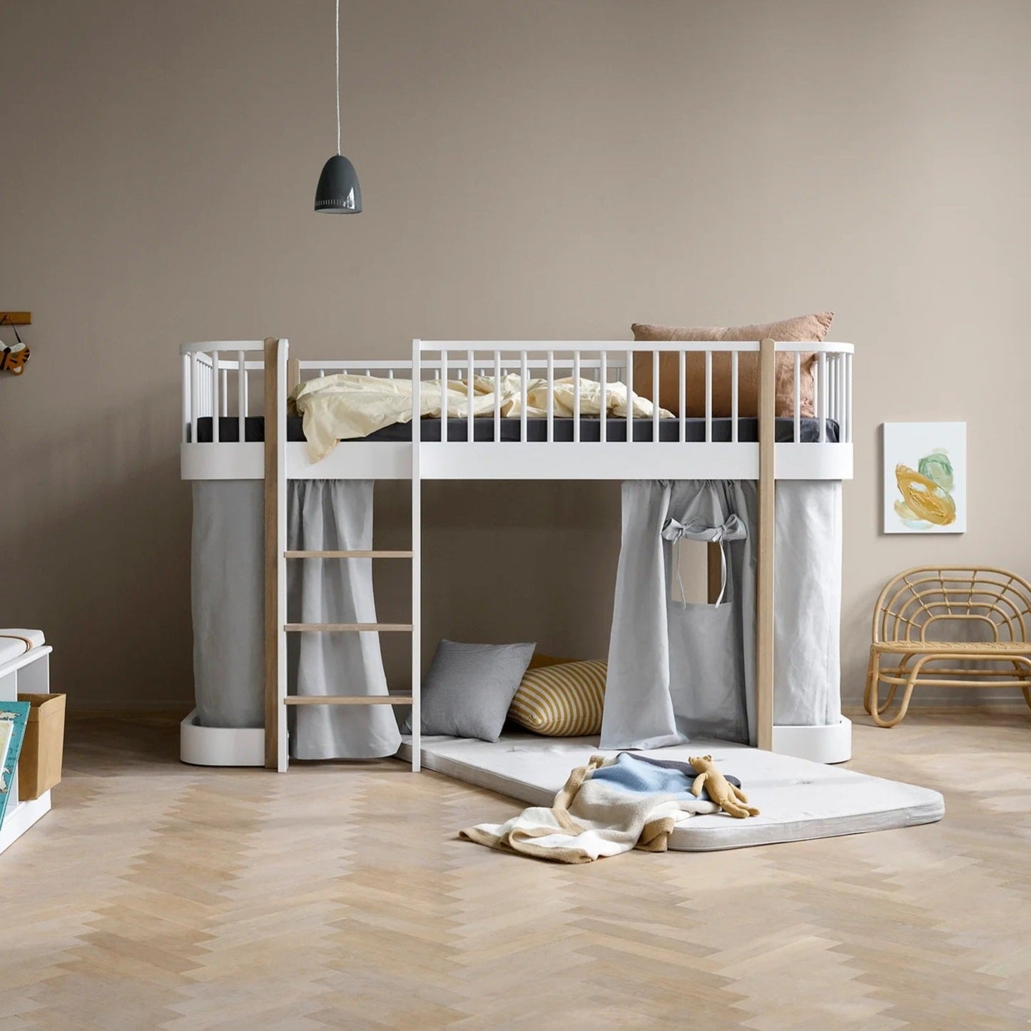 Oliver Furniture Play Mattress for Wood Original Low Loft Bed