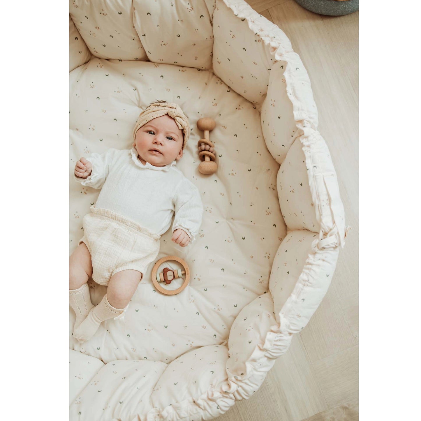 Play & Go Coco Organic Baby Playmat & Cocoon - Moon