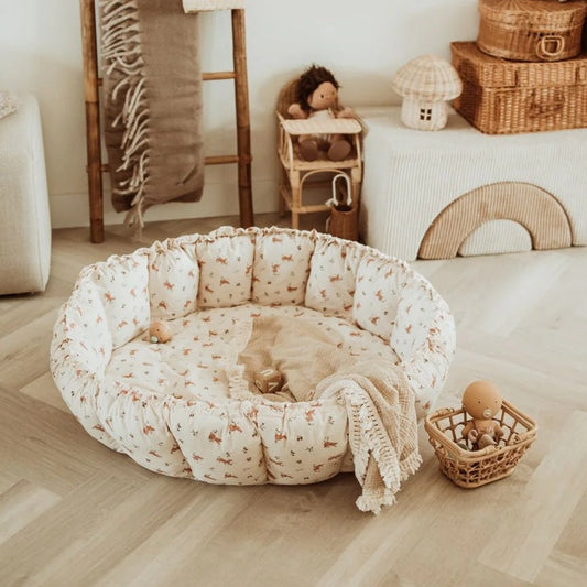 Play & Go Coco Organic Baby Playmat & Cocoon - Rabbit