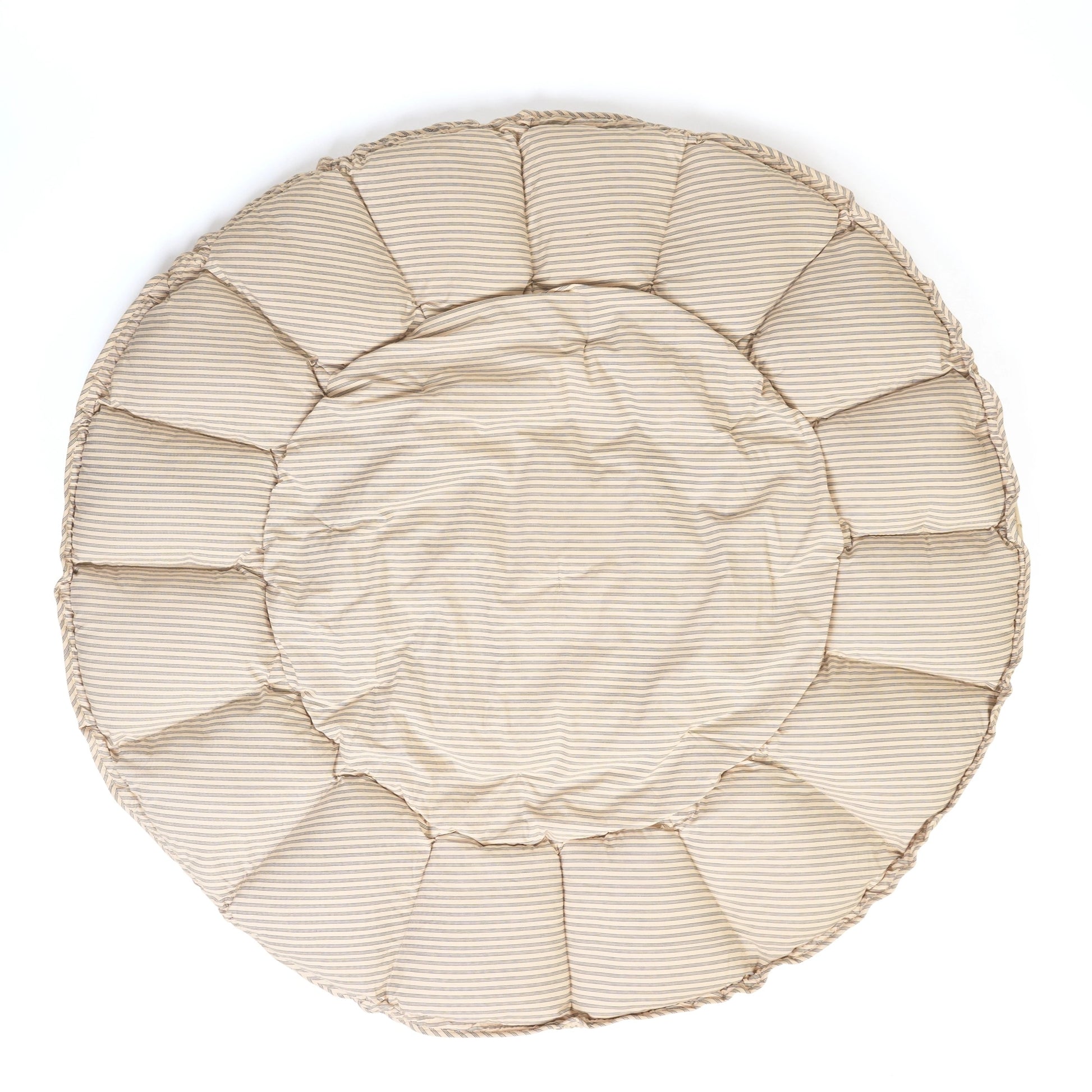 Play & Go Coco Organic Baby Playmat & Cocoon - Blue Stripes