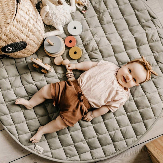 Play & Go Noomad Soft Playmat & Storage Bag - Meadow Green