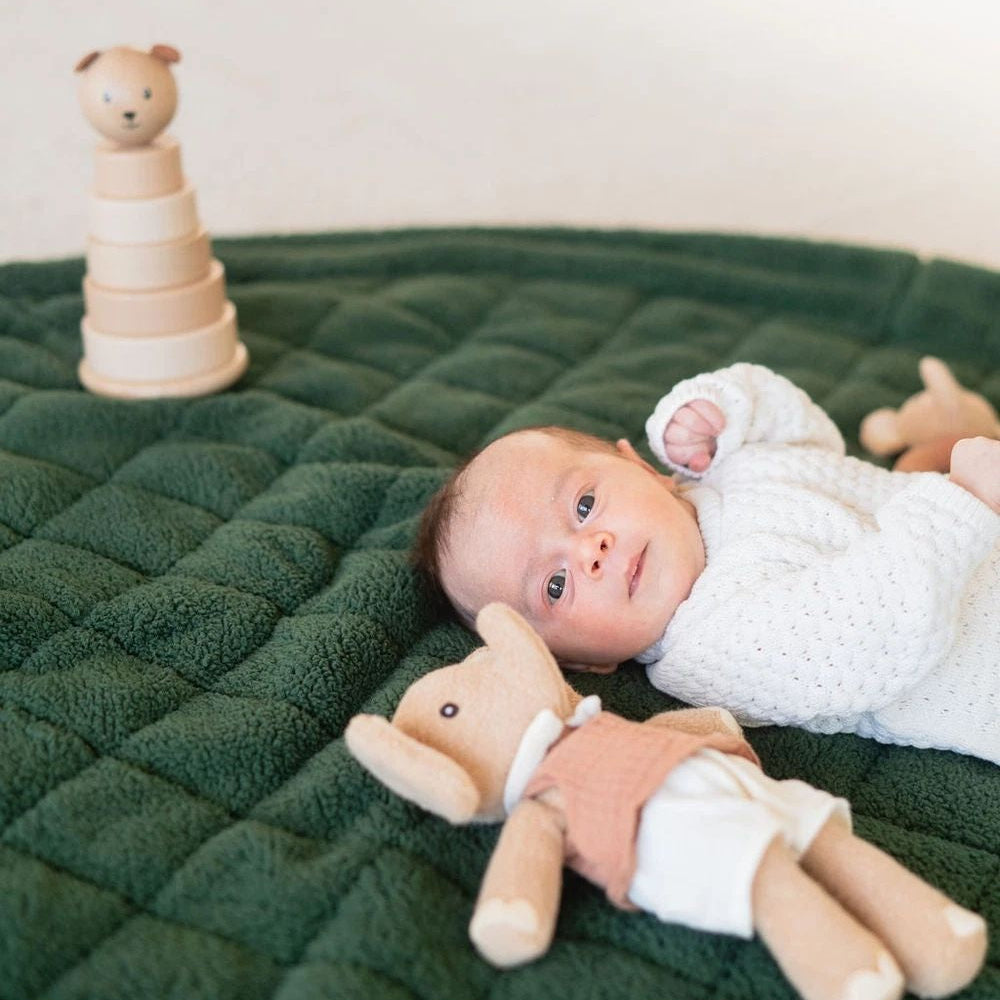 Play & Go Noomad Soft Teddy Playmat & Storage Bag - Evergreen Teddy