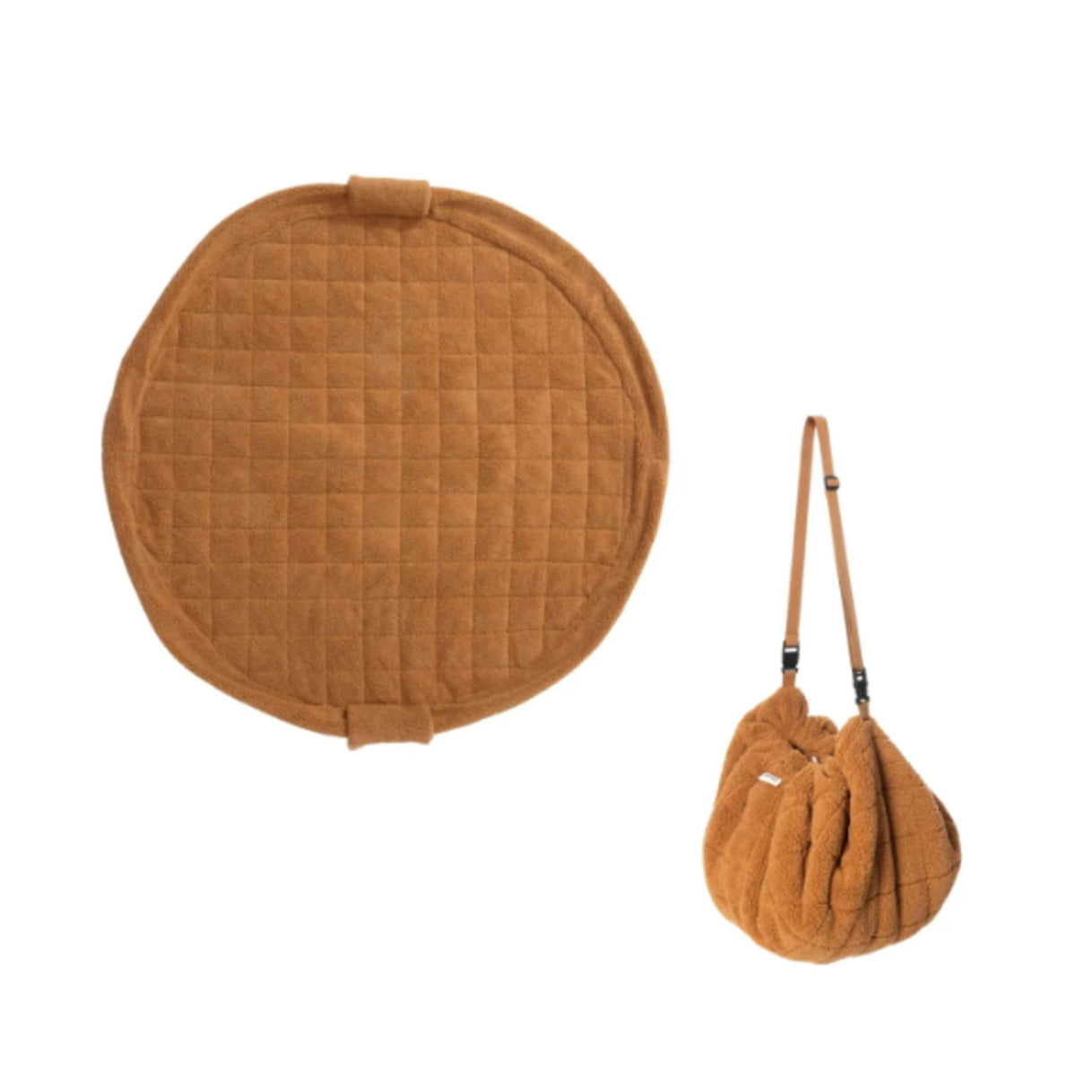Play & Go Noomad Soft Teddy Playmat & Storage Bag - Brown Teddy