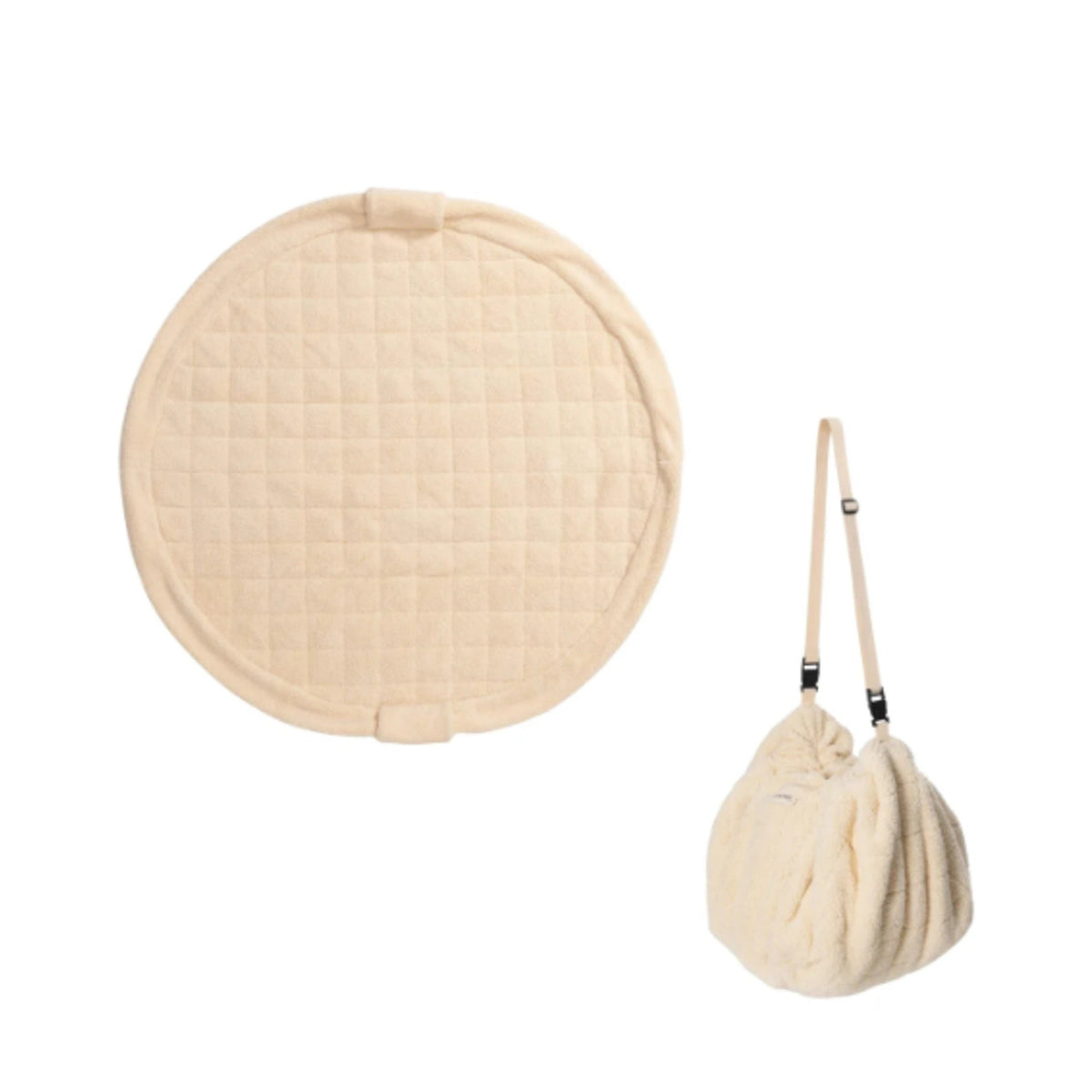 Play & Go Noomad Soft Teddy Playmat & Storage Bag - Oat Teddy