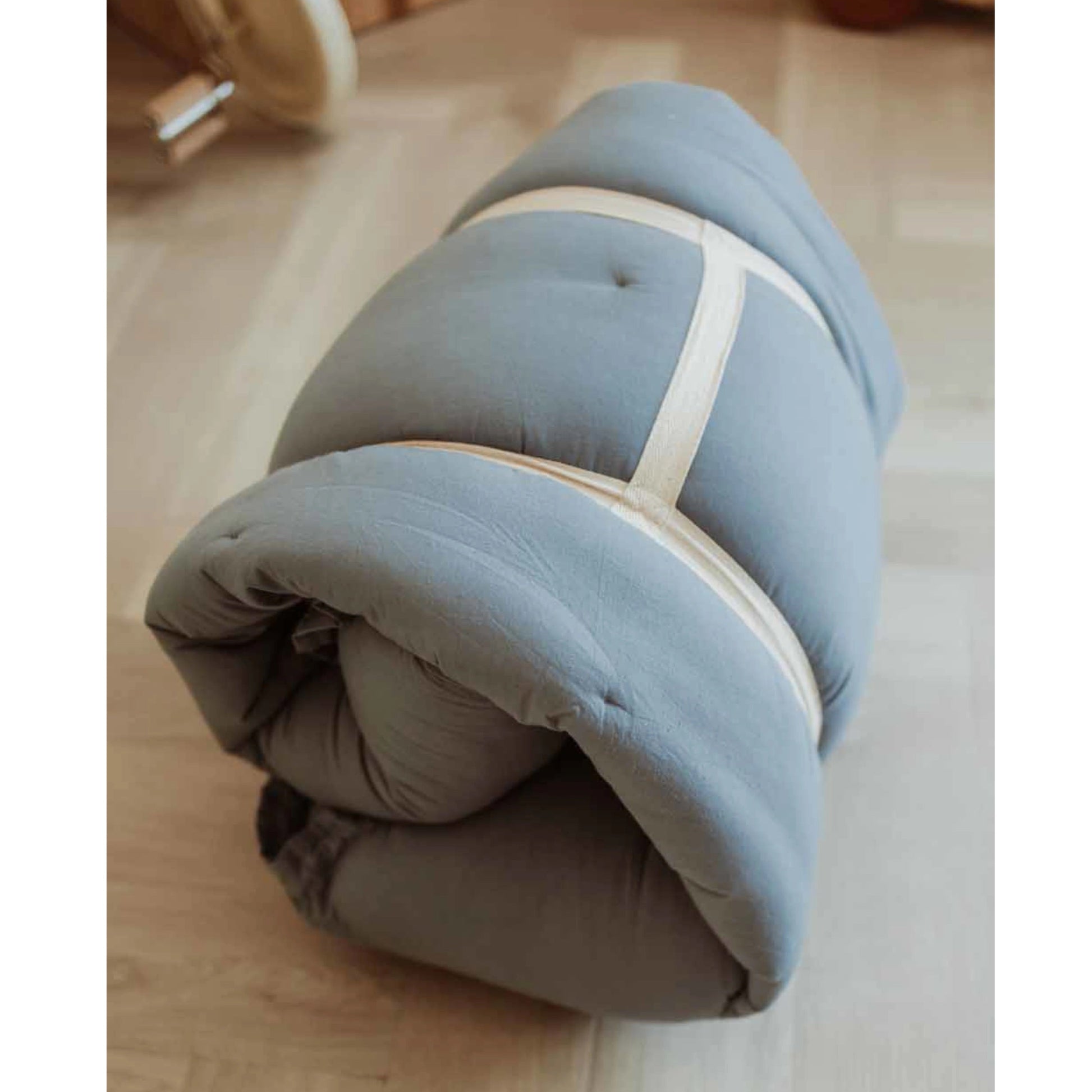 Play & Go Coco Organic Baby Playmat & Cocoon - Dusty Blue