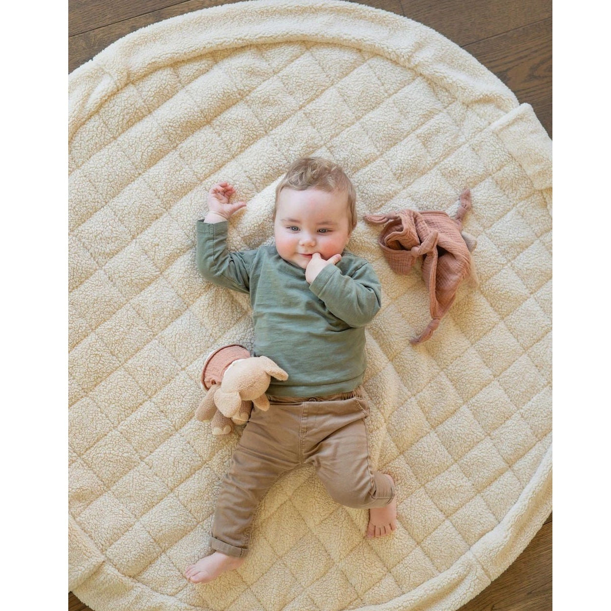 Play & Go Noomad Soft Teddy Playmat & Storage Bag - Oat Teddy