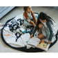 Play & Go Noomad Reversible Toy Storage Bag & Playmat - World Map/Stars