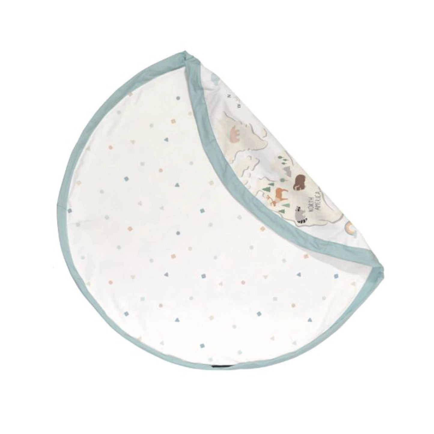Play & Go Reversible Toy Storage Bag & Playmat - World Map