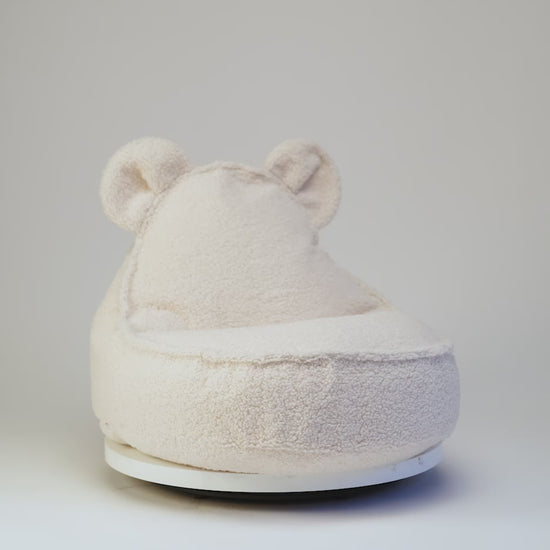 Wigiwama Bear Beanbag Chair - Cream