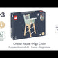 Janod Wooden Doll's Highchair