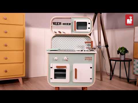 Janod Wooden 'Reverso' Play Kitchen/Laundry
