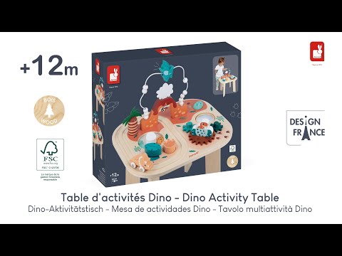 Janod Wooden Dino Activity Table