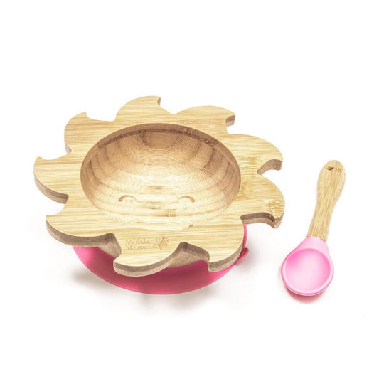 Wild & Stone Baby Bamboo Weaning Bowl Set - Sunshine 