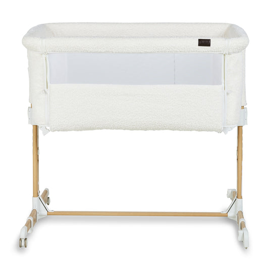 Quax Co-sleeper Side-By-Side Crib - Natural Bouclé - Cream