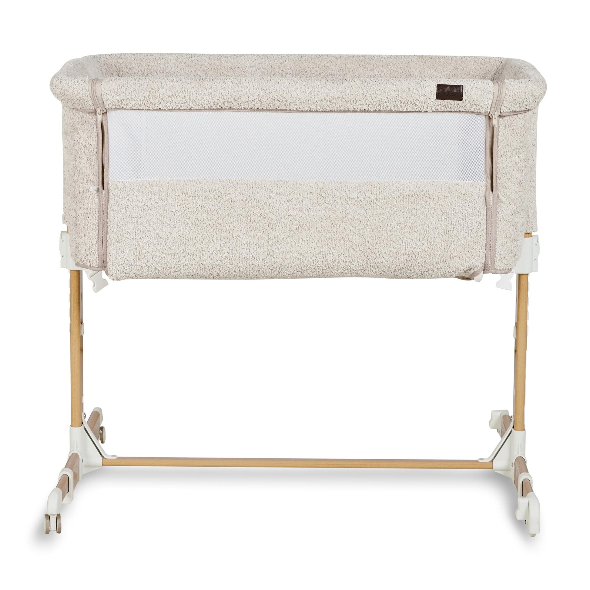 Quax Co-sleeper Side-By-Side Crib - Natural Bouclé - Sheep