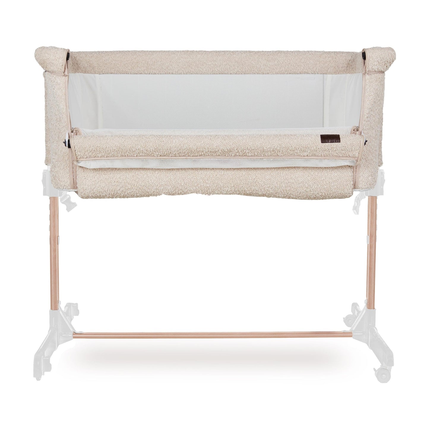 Quax Co-sleeper Side-By-Side Crib - Natural Bouclé - Sheep