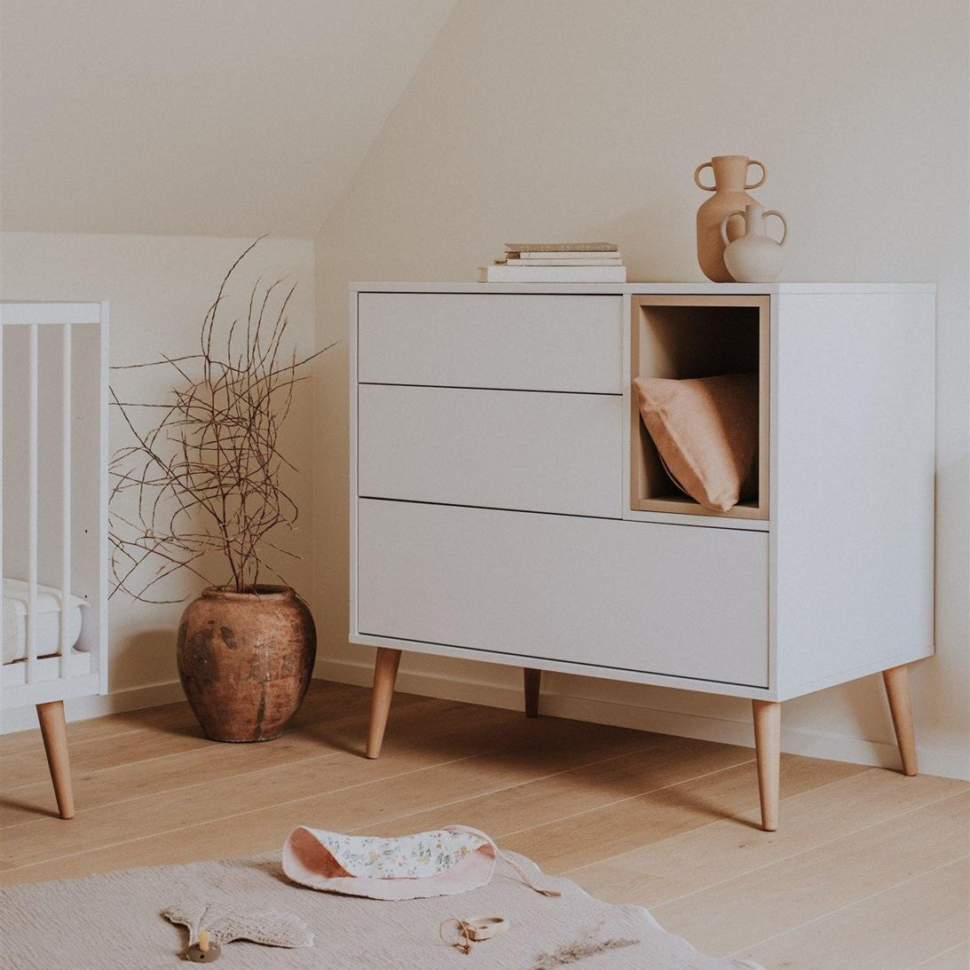 Quax Cocoon Dresser - Ice White