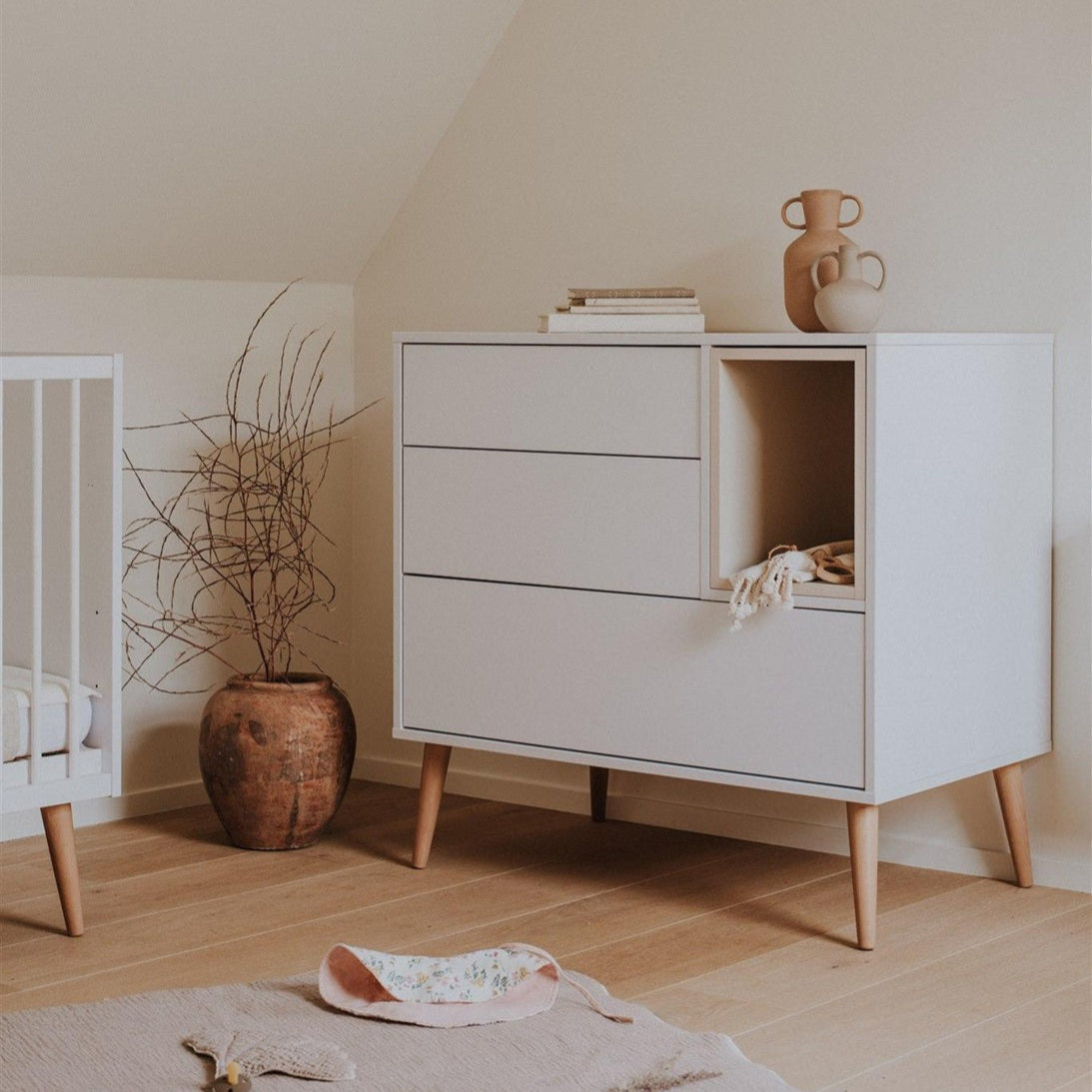 Quax Cocoon Dresser - Ice White