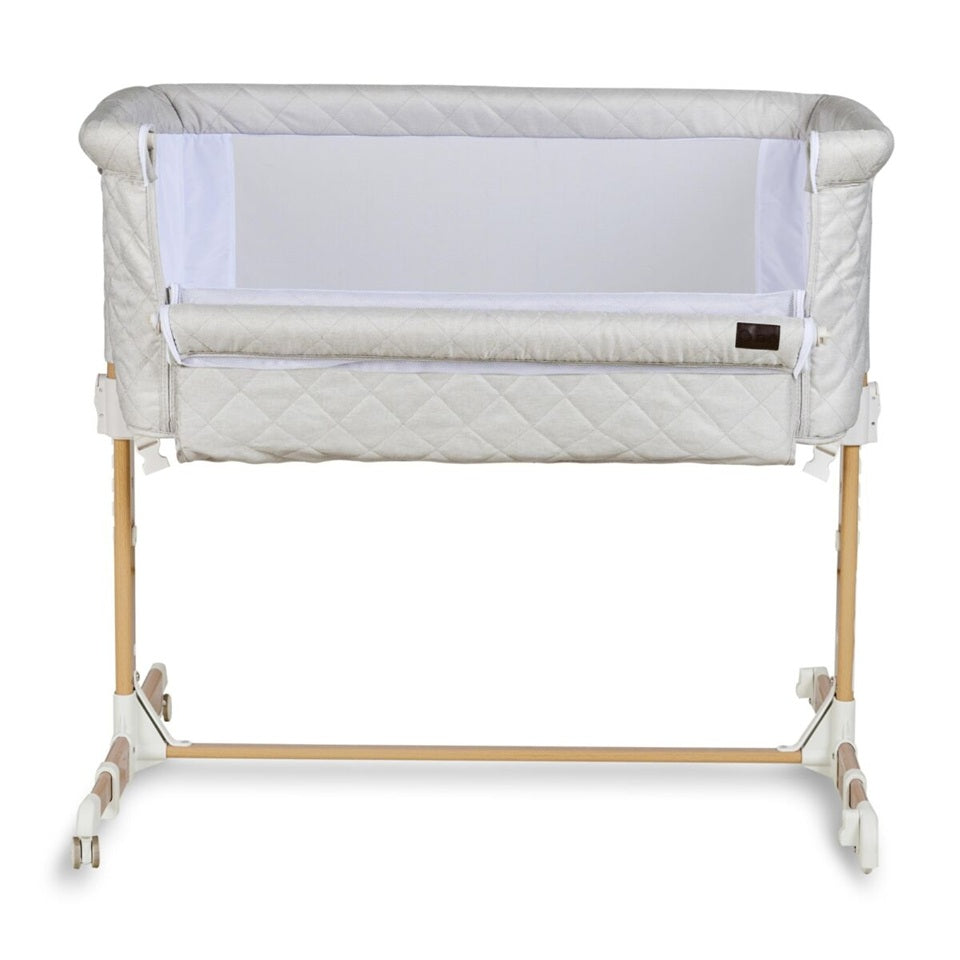 Quax Co-sleeper Side-By-Side Crib - Natural - Clay