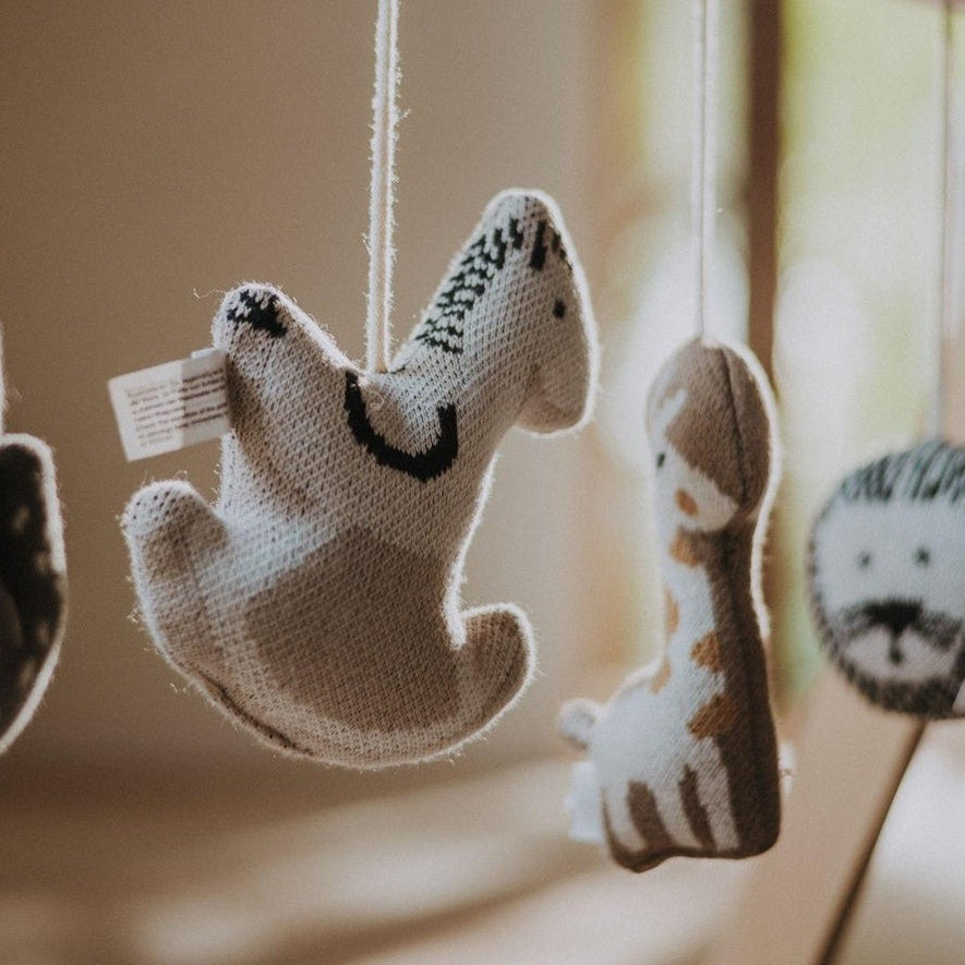 Quax Wooden Baby Gym With Safari Toys